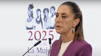 Claudia Sheinbaum en la Mañanera de este jueves.