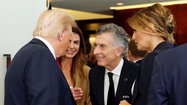 Mauricio Macri y Donald Trump se encontraron en la final del Mundial de Clubes.
