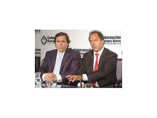 Alberto Pérez y Daniel Scioli