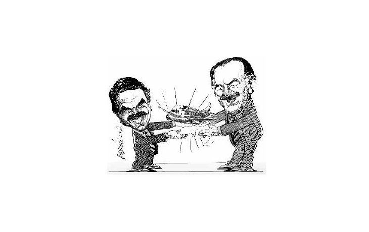 José María Aznar y Antonio Mata