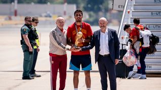 La Selección de España llegó a Madrid con la Copa del Mundo La Selección de España llegó a Madrid con la Copa del Mundo
