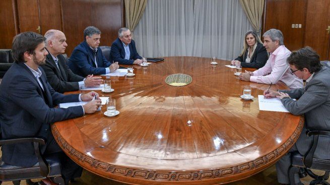 Luis Caputo le prometió a Jorge Macri reponer los fondos de coparticipación que reclama la Ciudad de Buenos Aires.