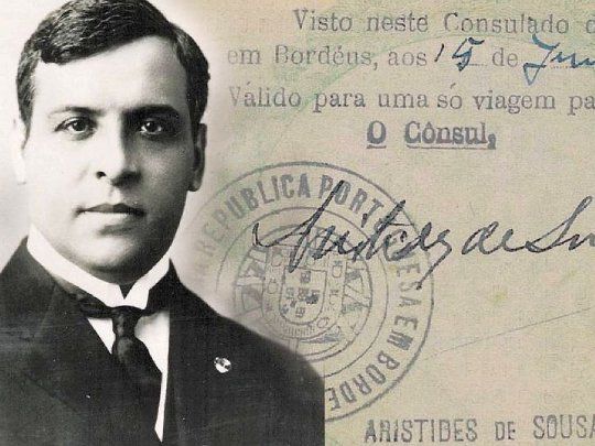 Arístides de Sousa Mendes fue un cónsul portugués entre el 16 y el 23 de junio de 1940, expidió visados portugueses de forma frenética e indiscriminada, durante los primeros días de la invasión de Francia por parte de la Alemania Nazi.&nbsp;