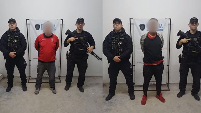 Según fuentes policiales, ambos sospechosos cuentan con antecedentes penales.