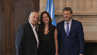 La foto de Armando Cavalieri, Sandra Pettovello, y Omar Yasín desató el enojo del ala dura de la Casa Rosada.