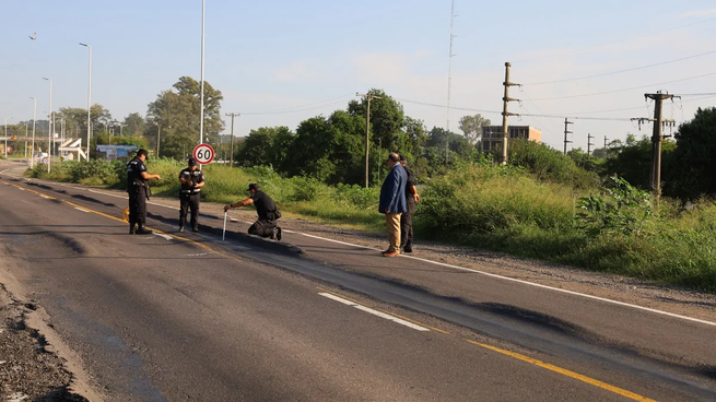 Mal estado de la ruta 9/34 en al acceso sur a la ciudad de Metán.