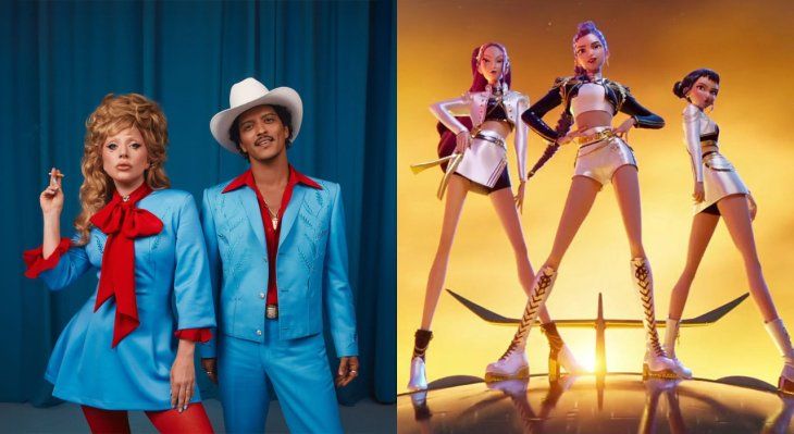 Bruno Mars protagonizó las canciones más escuchadas y el soundtrack de la película K-Pop Demon Hunters sorprendió en los charts.