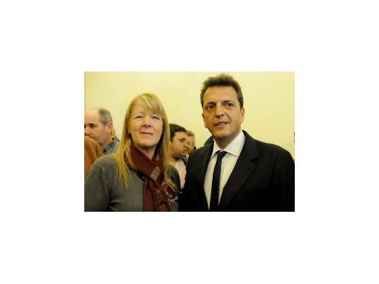 Margarita Stolbizer y Sergio Massa. (Foto de archivo).