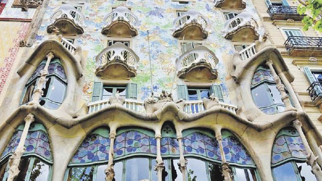 casa batlló. La icónica casa de Antonio Gaudí en Barcelona.