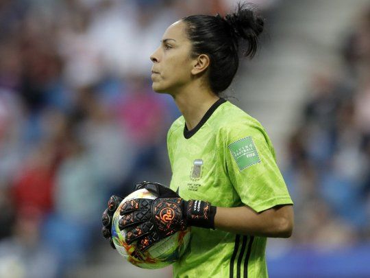 Vanina Correa, arquera de la selección argentina de fútbol femenino
