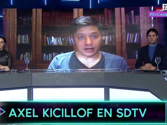 Axel Kicillof en Sobredosis de TV.&nbsp;