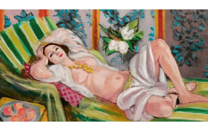 ámbito.com | Matisse. “Odalisca acostada sobre magnolias” (Niza, 1923). Una de las obras que ofrecerá Christie’s en la subasta en la que se esperan varios récords.
