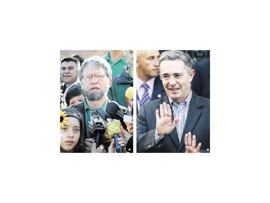 Antanas Mockus se planteó como una alternativa respetuosa de los derechos humanos frente a un uribismo efectivo, pero cuestionado. La popularidad de Álvaro Uribe terminó resultando decisiva para la victoria de su delfín, Juan Manuel Santos.