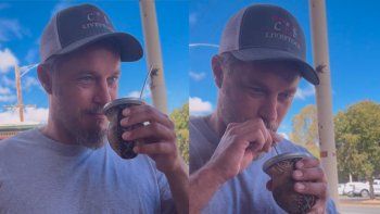 la reaccion de travis fimmel, ragnar de vikingos, despues de probar un mate