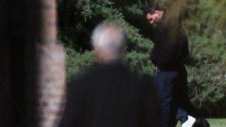 Lionel Messi despidió a Jorge Messi en Rosario acompañado por su familia..
