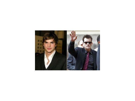 Ashton Kutcher y Charlie Sheen.