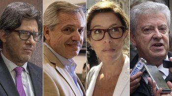 Germán Garvano, Alberto Fernández, Laura Alonso, Carlos Beraldi.