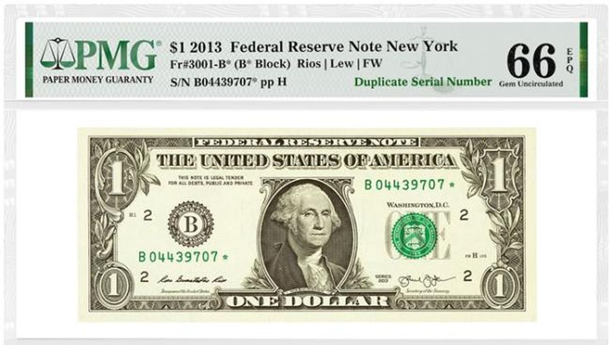 The 1 dollar bill that sells for millions of pesos on the internet: what it is like
