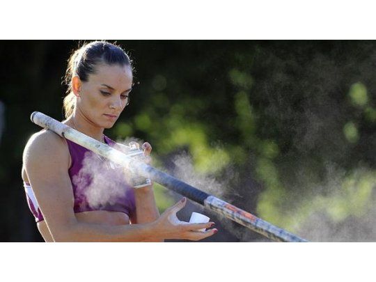 Yelena Isinbayeva.