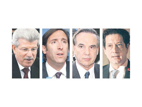 Juan Carlos Fábrega, Hernán Lorenzino, Miguel Pichetto y Miguel Pesce
