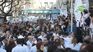 Doctors, students, teachers and non-teaching staff from the UBA held a hug at the Hospital de Clínicas.