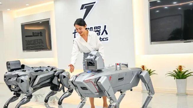 La industria robótica se encuentra en auge en China.