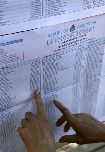 Unos 32.037.323 ciudadanos estaban habilitados para votar en 13.881 escuelas que estarán destinadas en todo el país para la ubicación de las 94.979 mesas electorales.