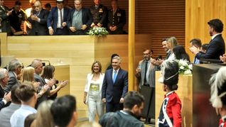 Martín Llaryora asumió como nuevo gobernador de Córdoba.