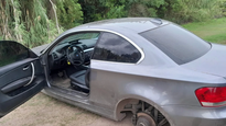 Así apareció el auto de Brian Fernández que encendió las alarmas.