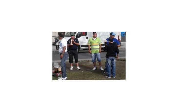 Los militantes moyanistas coparon el bajo porteño dejando un tendal de basura.