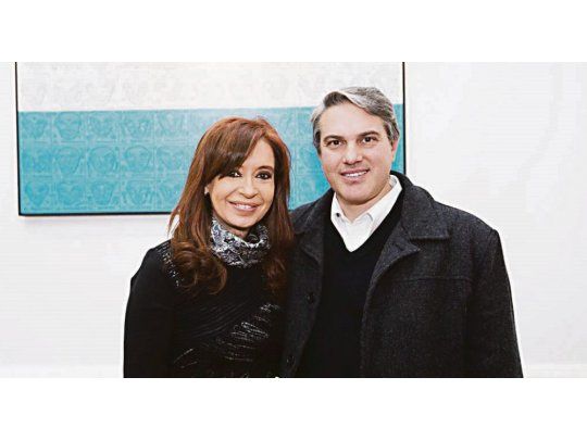Unidos. Cristina recibió ayer a Darío Golia, exintendente de Chacabuco y primo hermano de Julián Domínguez. La obsesión: desinflar a Randazzo.