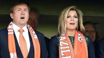 Los reyes Guillermo y Máxima.&nbsp;