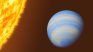 The exoplanet reaches scorching temperatures of 1,700 degrees Fahrenheit. The exoplanet reaches scorching temperatures of 1,700 degrees Fahrenheit.