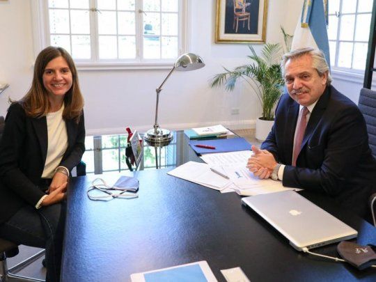 Alberto Fernández recibió en Olivos a la nueva titular de ANSES.