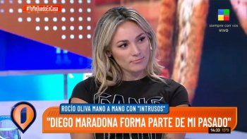 Rocío Oliva explicó que hay gente que prefiere no contratarla para “no quedar mal con Diego”.