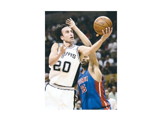 Emanuel Ginóbili. Por ahora se venden más camisetas N° 20 en San Antonio que en la Argentina, pero esto va camino a revertirse. Sobre todo si lo eligen MVP de las finales.