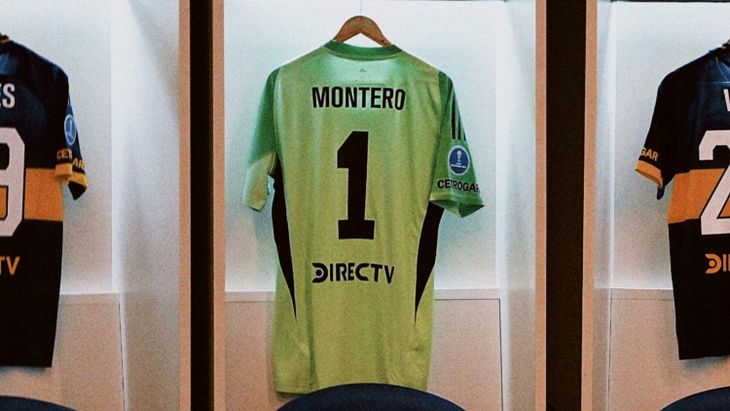La camiseta de Álvaro Montero en Boca.