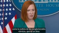 La vocera de Joe Biden, Jen Psaki, habló de la suba de precios en EEUU.&nbsp;