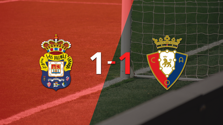 UD Las Palmas y Osasuna se repartieron los puntos en un 1 a 1