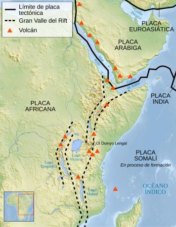 The accelerated tectonic division in East Africa is marking the beginning of a geological process that could reconfigure the borders of the continent in the near future. The accelerated tectonic division in East Africa is marking the beginning of a geological process that could reconfigure the borders of the continent in the near future.