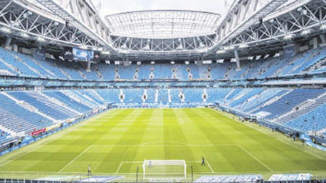 Estadio. La empresa estatal de energía Gazprom es socio “premium” de la UEFA desde 2012 y tiene una fuerte presencia como patrocinador en el torneo.