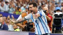 Lionel Messi convirtió los dos goles de Argentina ante Austria.&nbsp;