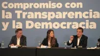 Sergio Massa avanzó con el Compromiso con la Transparencia y la Democracia.