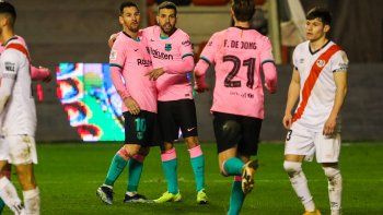 Messi volvió tras la suspensión y marcó un gol.