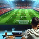 Mirar la Copa del Mundo en un proyector es una de las tendencias que es furor entre el público. Mirar la Copa del Mundo en un proyector es una de las tendencias que es furor entre el público.