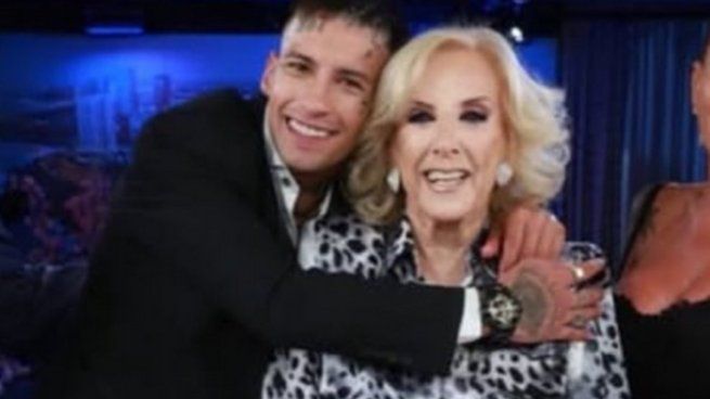 L-Gante junto a Mirtha Legrand