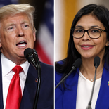 Donald Trump lanzó una nueva advertencia contra Delcy Rodríguez aunque afirmó que está cooperando. Donald Trump lanzó una nueva advertencia contra Delcy Rodríguez aunque afirmó que está cooperando.