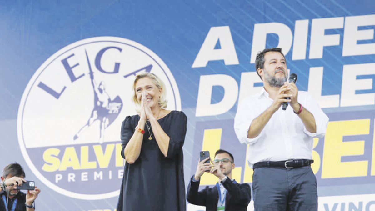 French and Italian far-right leaders campaign for the 2024 European Championships