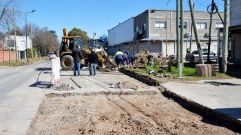 Zamora supervisó obras de inversión en Tigre.