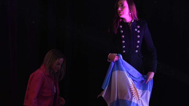 La precandidata a Vicepresidenta de la nación por La Libertad Avanza, Victoria Villarruel.&nbsp;